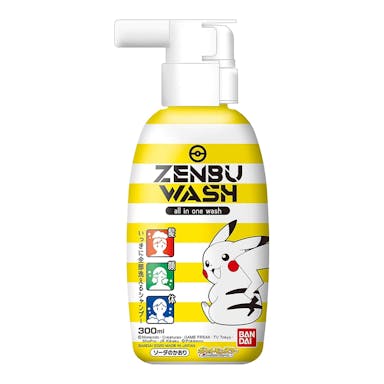 バンダイ ZENBU WASH ポケットモンスター 300ml