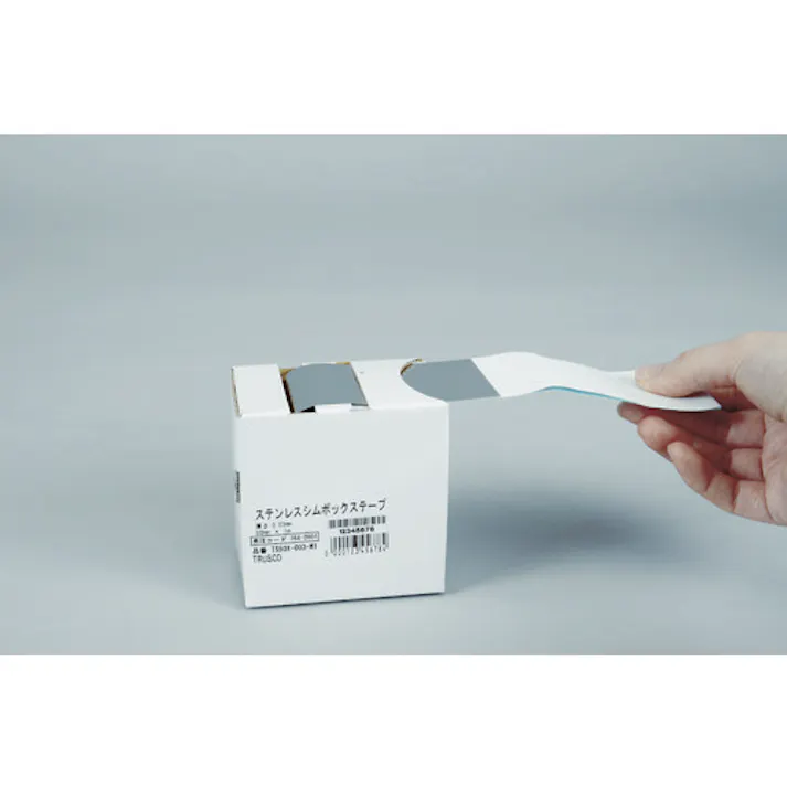 【CAINZ-DASH】トラスコ中山 ステンレスシムボックステープ 0.08 50mmX1m TS50X-008-M1【別送品】