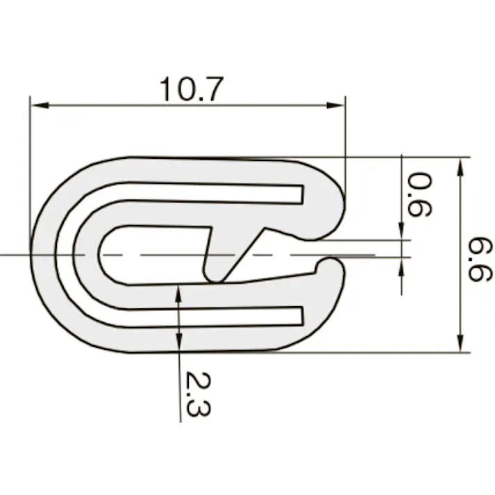 【CAINZ-DASH】岩田製作所 トリム 75シリーズ (5M) 0.8mm用 75-08-B-5T-L5【別送品】