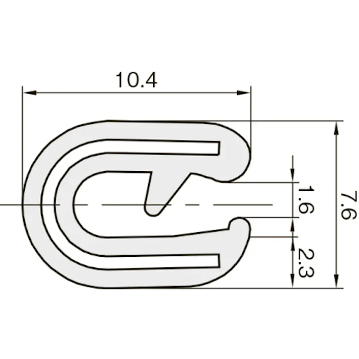 【CAINZ-DASH】岩田製作所 トリム 75シリーズ (1M) 2.4mm用 75-24-B-5T-L1【別送品】