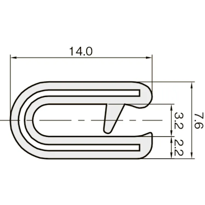 【CAINZ-DASH】岩田製作所 トリム 100シリーズ (5M) 3.2mm用 100-32-B-5T-L5【別送品】