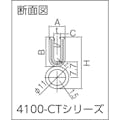 【CAINZ-DASH】岩田製作所 クッション　トリムシール　４１００－Ｃシリーズ　（１Ｍ）　３．２ｍｍ用 4100-B-3X32CT-L1【別送品】