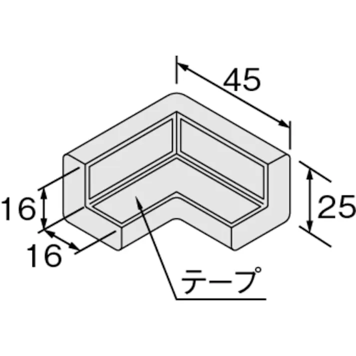 【CAINZ-DASH】岩田製作所 バンパープロ コーナージョイント BP2用 2方向 BP12【別送品】