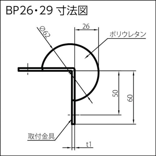 CAINZ-DASH】岩田製作所 バンパープロ ＢＰ２９ （１ｍ） BP29-L1