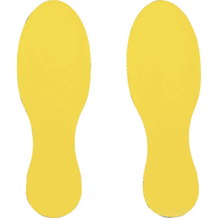 【CAINZ-DASH】岩田製作所 ラインプロ足型シート(黄)2枚入り LPF2【別送品】