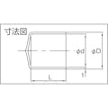 【CAINZ-DASH】岩田製作所 保護キャップ　丸　（１００個入）　黒 HLDP20-B【別送品】