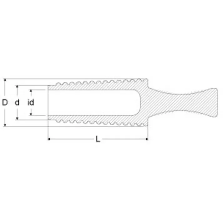 【CAINZ-DASH】岩田製作所 円錐プラグF (500個入) GKR00806【別送品】