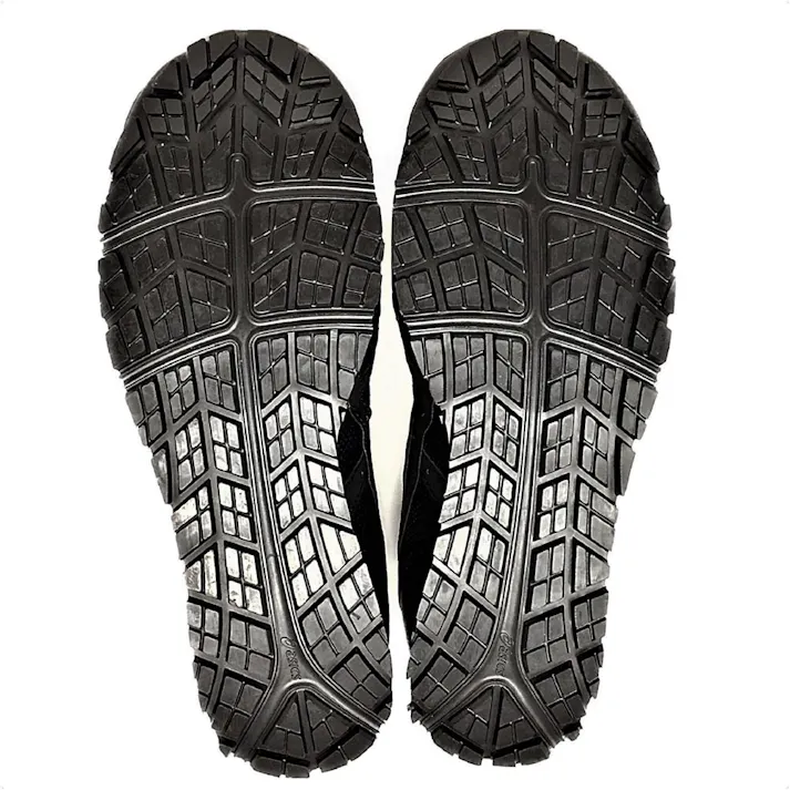 アシックス ウィンジョブ CP201 ブラック×ブラック 25.0cm