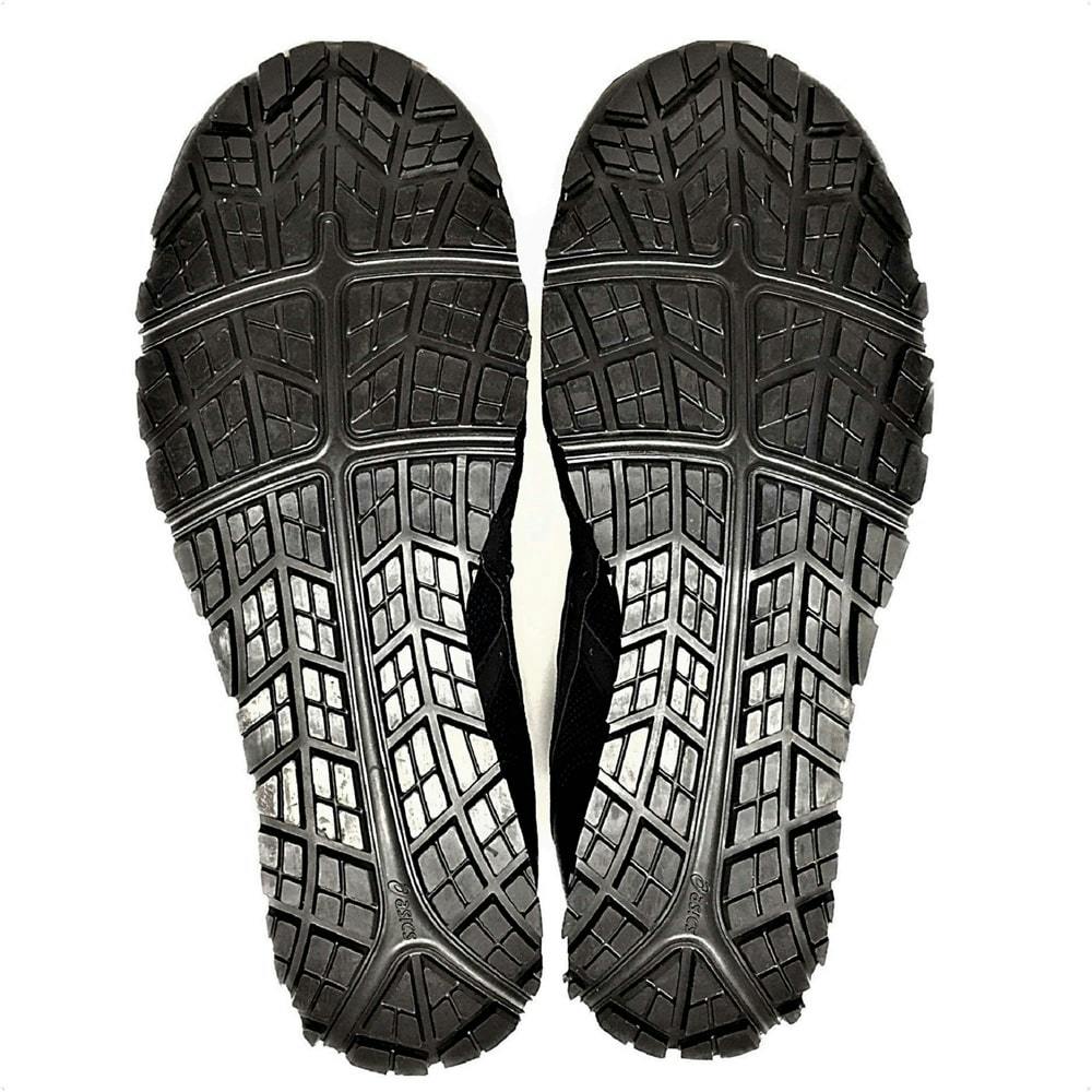 【新品未使用】安全靴 ASICS WINJOB CP201 ブラック27.5cm ウィンジョブ®CP201 3E相当 | ブラック×ブラック | ローカット