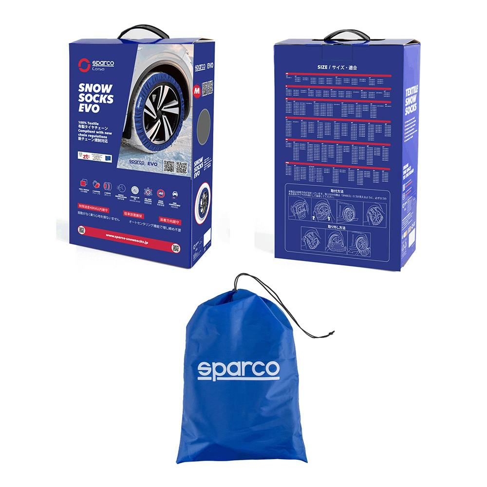 スパルコスノーソックスEVO ホワイト Mサイズ