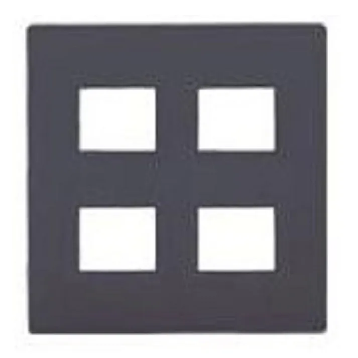 パナソニック アドバンスシリーズ コンセントプレート 2連用 4コ用 マットグレー WTL7004HK