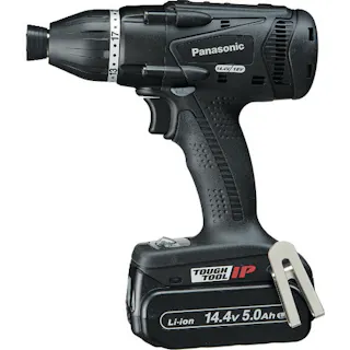 【CAINZ-DASH】パナソニックエレクトリックワークス社 デュアル マルチインパクトドライバー 14.4V5.0Ahセット品 黒 EZ75A9LJ2F-B【別送品】