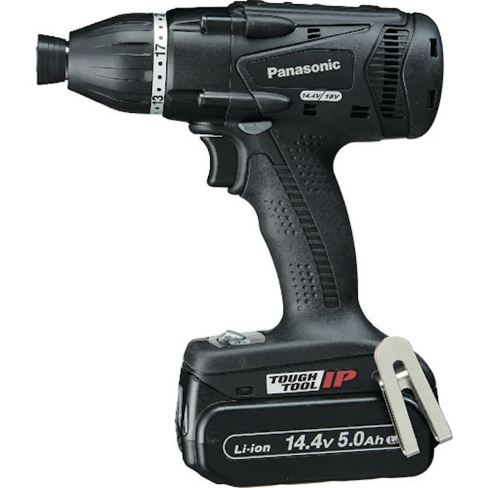 【CAINZ-DASH】パナソニックエレクトリックワークス社 デュアル マルチインパクトドライバー 14.4V5.0Ahセット品 黒 EZ75A9LJ2F-B【別送品】