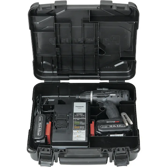 【CAINZ-DASH】パナソニックエレクトリックワークス社 デュアル マルチインパクトドライバー 14.4V5.0Ahセット品 黒 EZ75A9LJ2F-B【別送品】