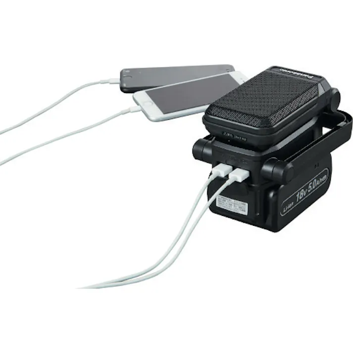 【CAINZ-DASH】パナソニックエレクトリックワークス社 工事用 充電ワイヤレススピーカー USB端子付き 赤 EZ37C5-R【別送品】