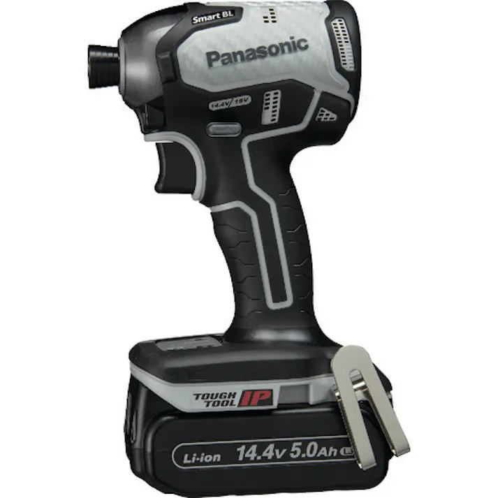 【CAINZ-DASH】パナソニックエレクトリックワークス社 デュアル インパクトドライバー 14.4V 5.0Ahセット グレー EZ76A1LJ2F-H【別送品】