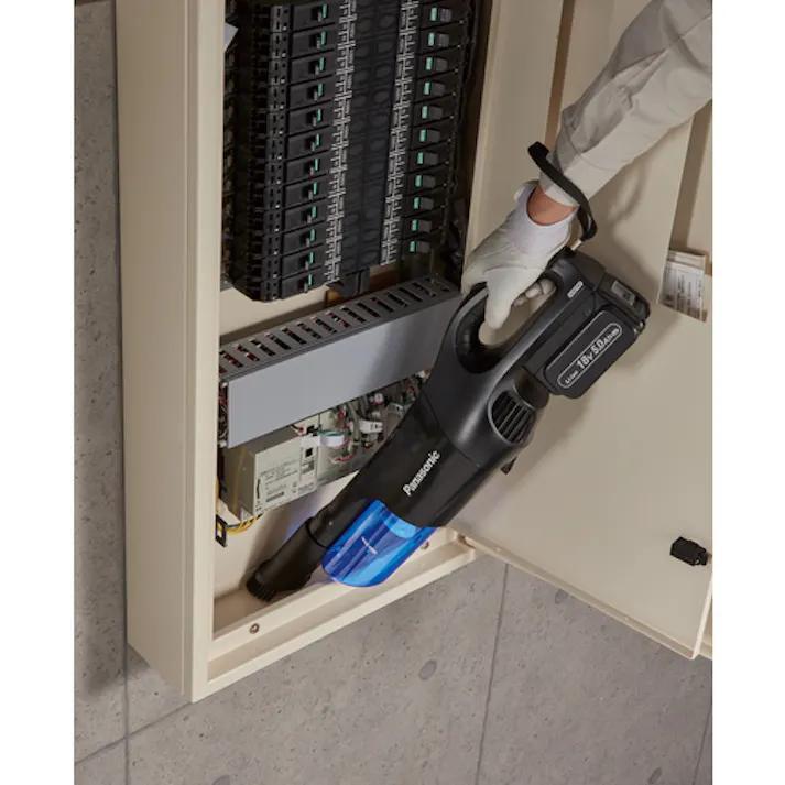 【CAINZ-DASH】パナソニックエレクトリックワークス社 充電サイクロン式クリーナーDual14.4V電池セット品 EZ37A5LJ1F-W【別送品】