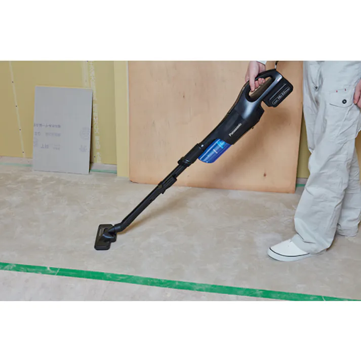 【CAINZ-DASH】パナソニックエレクトリックワークス社 充電サイクロン式クリーナーDual18V電池セット品 EZ37A5LJ1G-B【別送品】