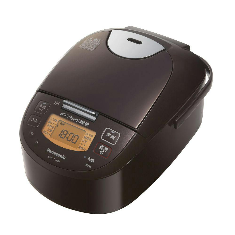 パナソニック IHジャー炊飯器 5.5合炊き SR-HVD1000-T (ブラウン)(販売終了)