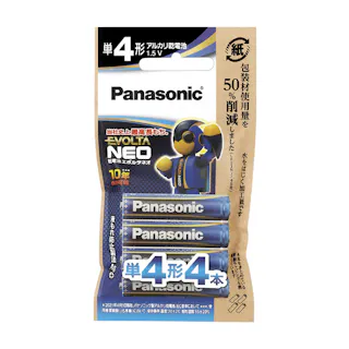 パナソニック エボルタNEO 単4形 LR03NJ/4H(販売終了)