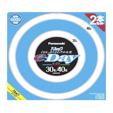 パナソニック パルックe-Day 3波長形昼光色 30形/40形 2本セット FCL3040EXDEF32T