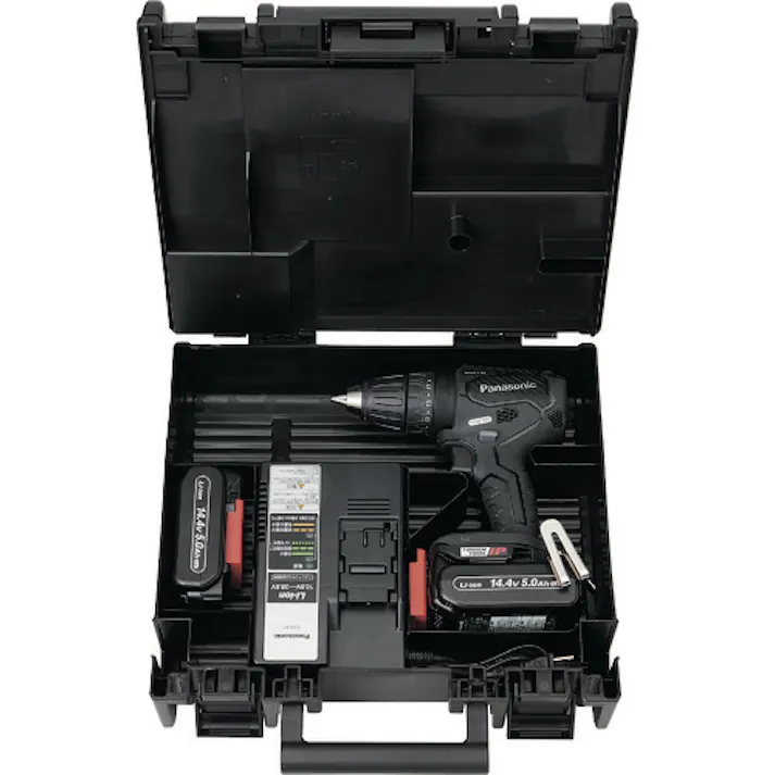【CAINZ-DASH】パナソニックエレクトリックワークス社 デュアル 充電振動ドリルドライバー 14.4V 5.0Ahセット EZ79A3LJ2F-B【別送品】
