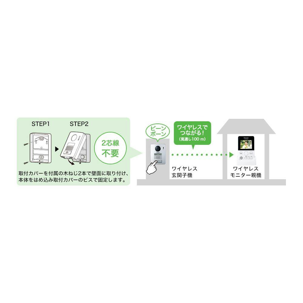 指定住所配送P10倍】パナソニック ワイヤレスドアホン VS-SGZ20L