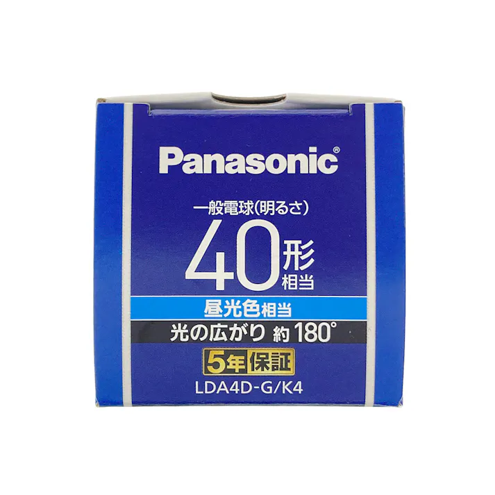 パルック LED電球 広配光 昼光色相当 40形 LDA4DGK4