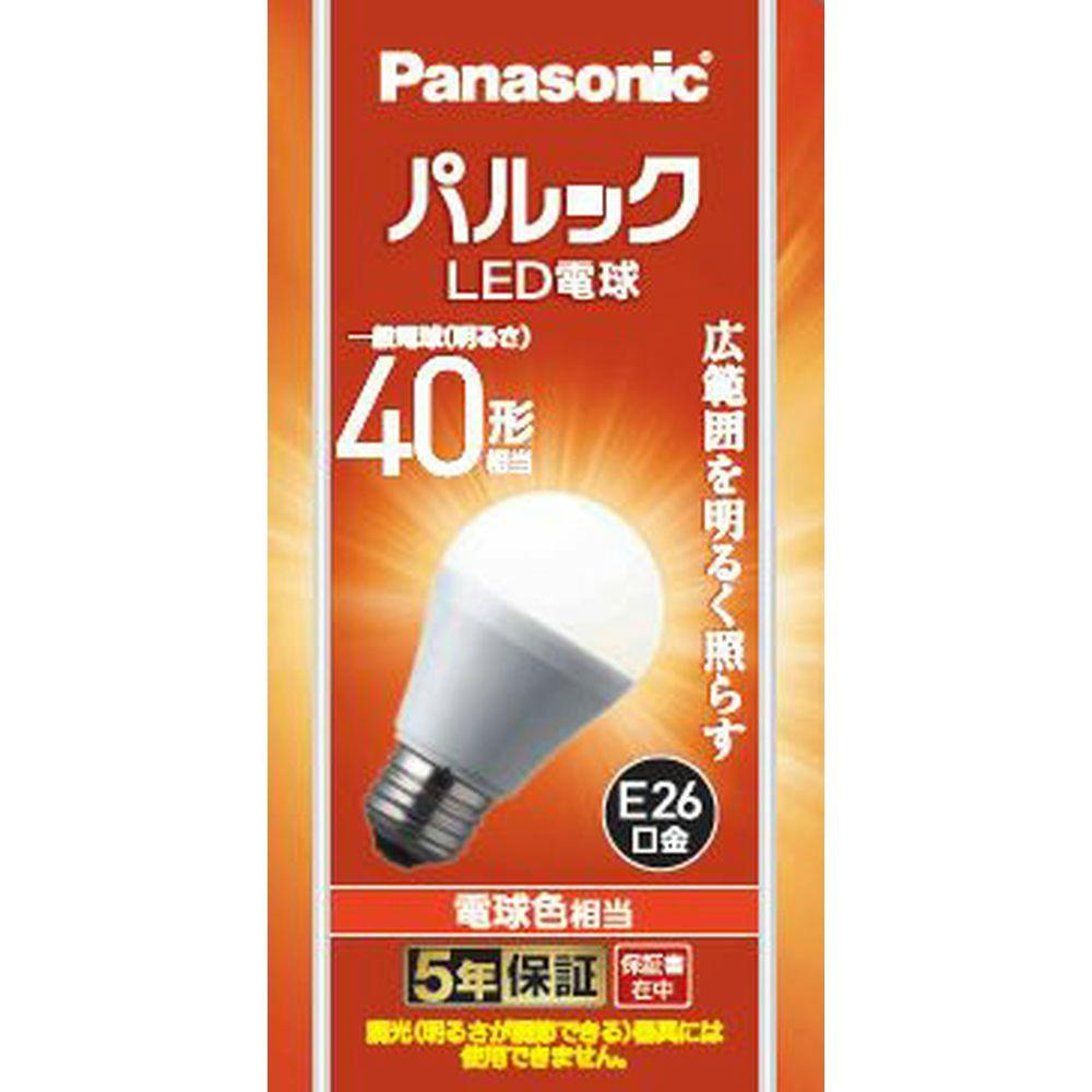 パナソニック パルック LED電球 広配光 電球色相当 40形 LDA4LGK4 照明・ライト ホームセンター通販【カインズ】