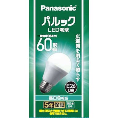パナソニック パルック LED電球 広配光 昼白色相当 60形 LDA7NGK6