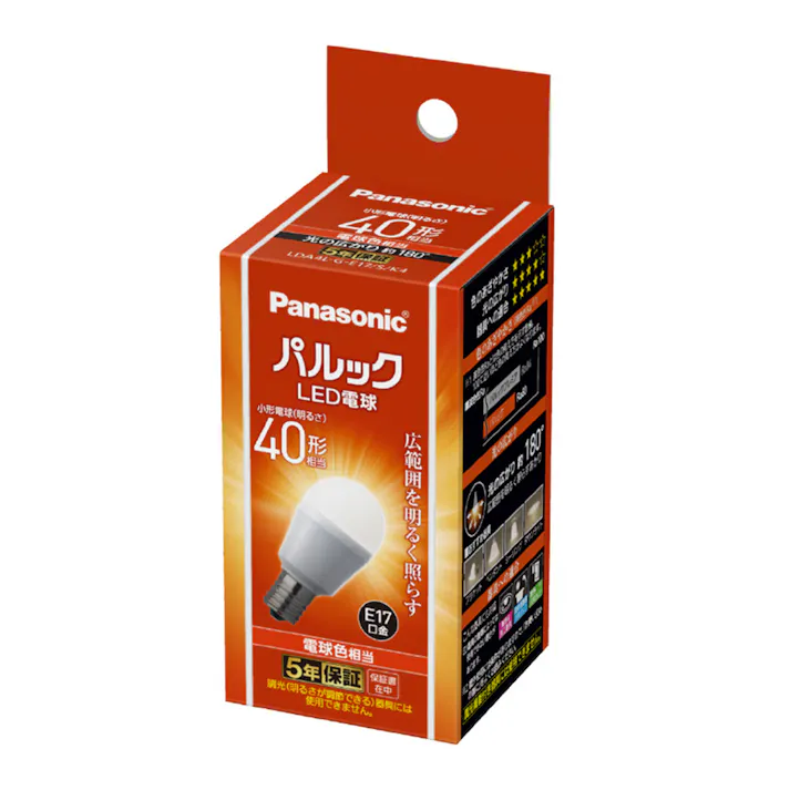 パルック LED電球 電球色相当 40形 LDA4LGE17SK4