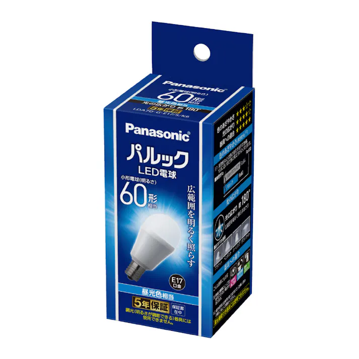 パルック LED電球 昼光色相当 60形 LDA7DGE17SK6