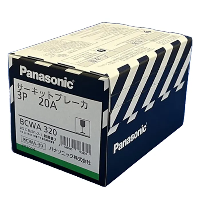 パナソニック サーキットブレーカ 3P20A BCWA320