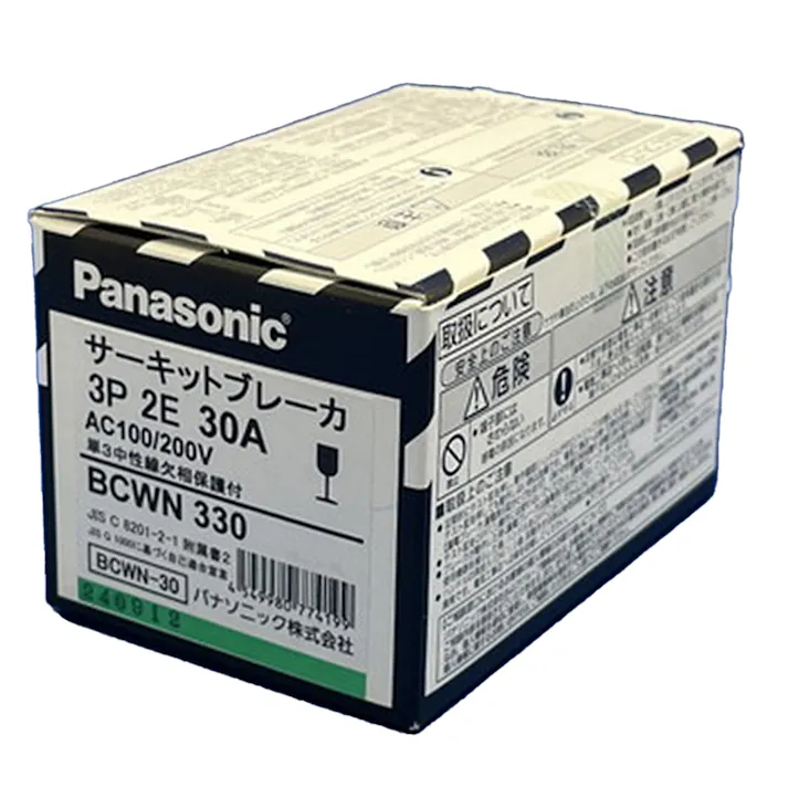 パナソニック サーキットブレーカ 3P30A BCWN330