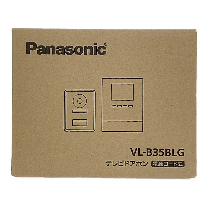 パナソニック 3.5型カラー液晶TVドアホン VL-B35BLG 防犯 録画機能搭載 3.5型TFTカラー液晶ディスプレイ 壁掛け型