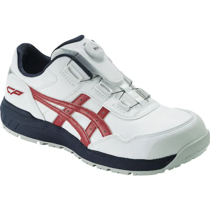 【CAINZ-DASH】アシックスジャパン ウィンジョブCP306 BOAホワイト/クラシックレッド 30.0cm 1273A029.100-30.0【別送品】
