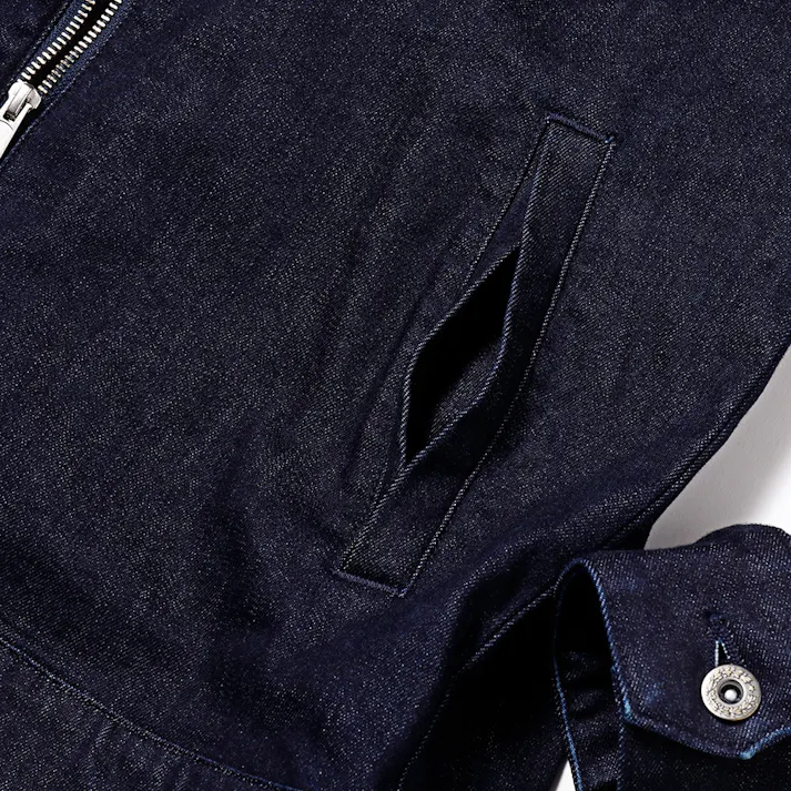 EDW デニムジャケット デニムワンウォッシュ LL