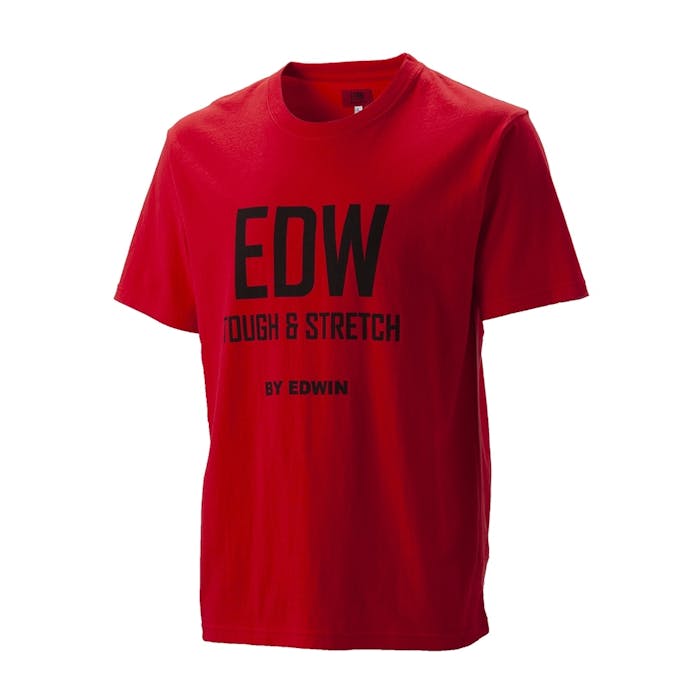 EDW プリントTシャツ レッド M(販売終了)