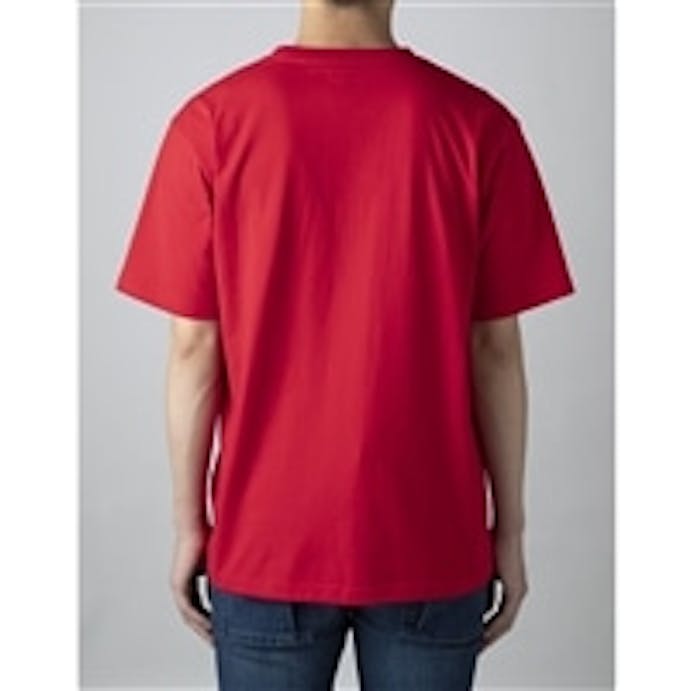 EDW ポケットつきTシャツ半袖 レッド 3L(販売終了)