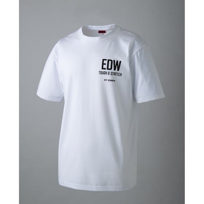 EDW 吸汗速乾綿Tシャツ ホワイト L(販売終了)