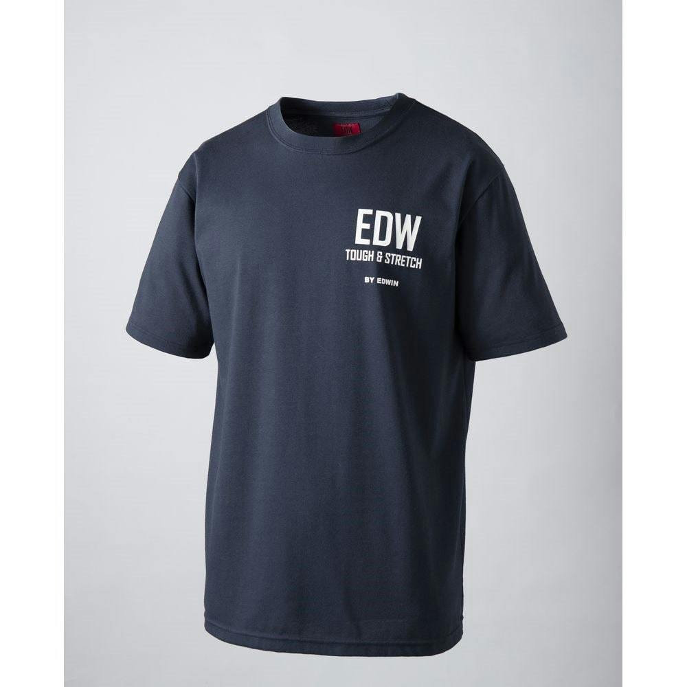 EDW 吸汗速乾綿Tシャツ ネイビー M(販売終了) | 作業着・作業服・安全