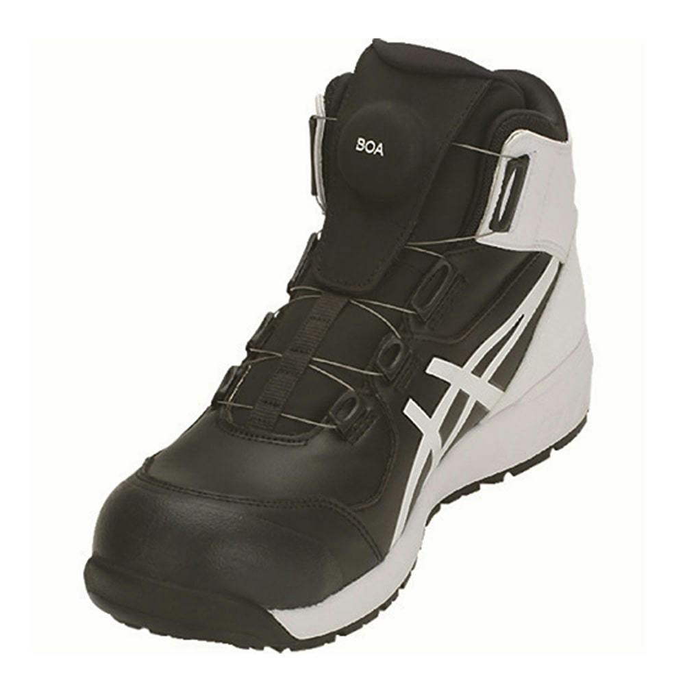 asics BOA 安全靴 ブラック/ホワイト CP304 BOAブラック/ホワイト 26.5cm | 作業着・作業服・安全靴 通販