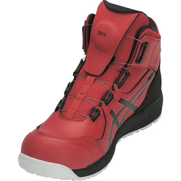 【CAINZ-DASH】アシックスジャパン ウィンジョブCP304 BOA クラシックレッド×ブラック 24.5cm 1271A030.600-24.5【別送品】