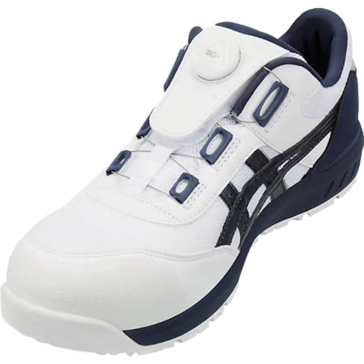 【CAINZ-DASH】アシックスジャパン ウィンジョブCP209 BOA ホワイト×ピーコート 26.5cm 1271A029.102-26.5【別送品】