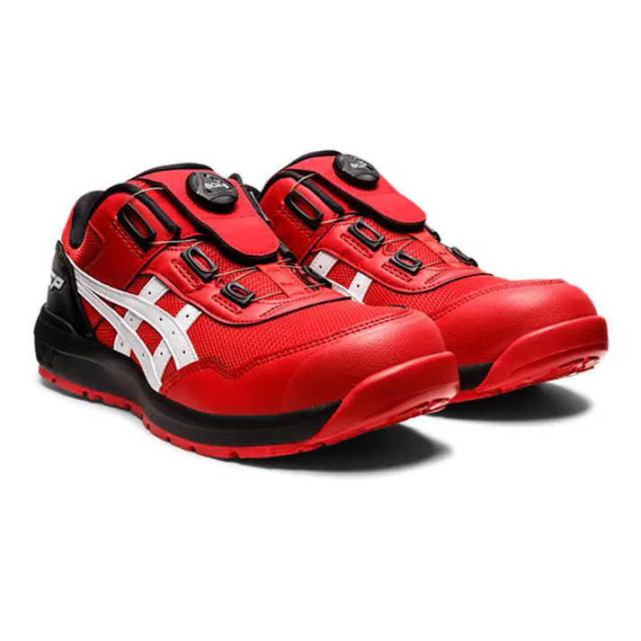 アシックス ウィンジョブ CP209BOA クラシックレッド×ホワイト 28.0cm