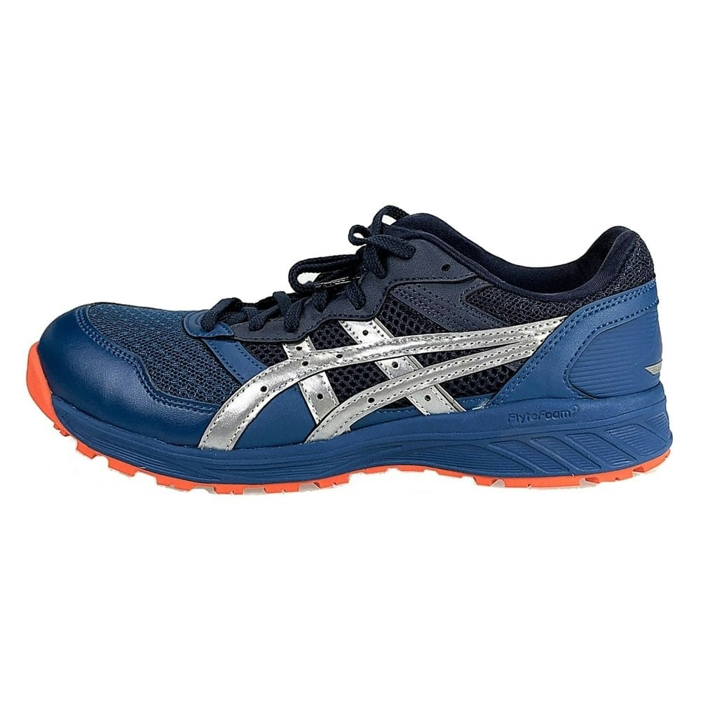 輸入 CP210-400 特典付き マコブルー×シルバー ウィンジョブ ASICS 24.5cm アシックス 安全靴