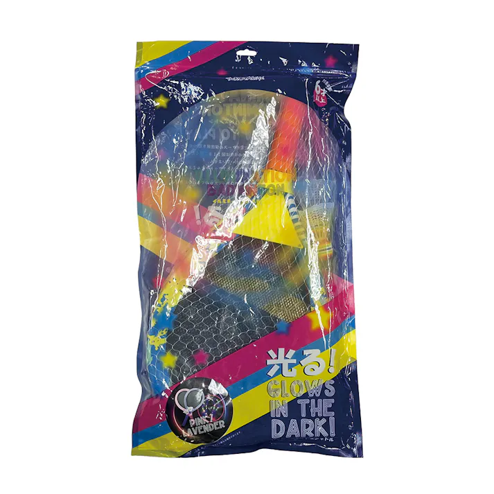 光るバドミントン マルチカラー