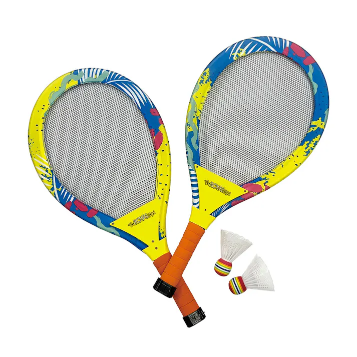 光るバドミントン マルチカラー