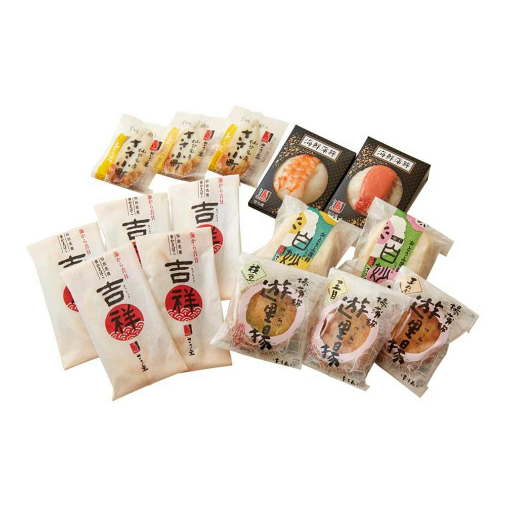 2022年お歳暮】仙台名産「ささ圭」笹かまぼこ詰合せ【別送品