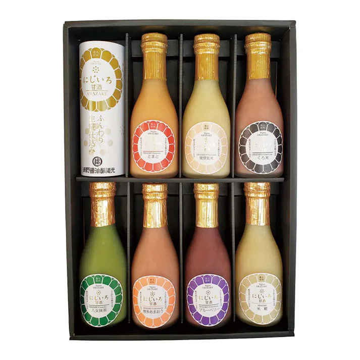 【2023年夏ギフト】にじいろ甘酒 夏の7色詰合せ【別送品】(販売終了)